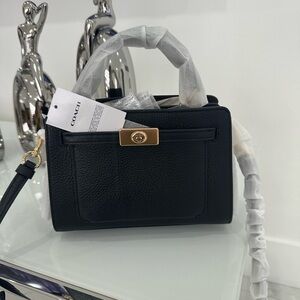 Coach Black Leather Satchel